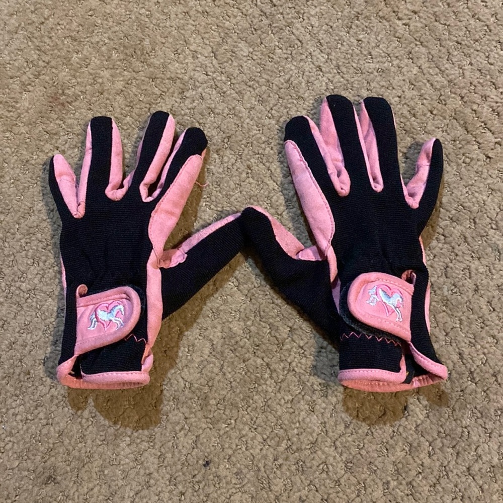Ovation Child's Hearts & Horses Gloves